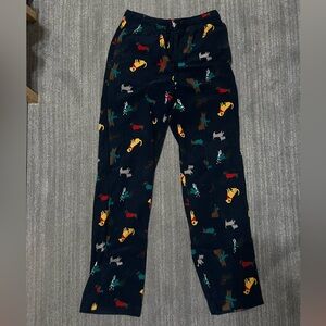 Sonoma Men's Black Sweatpants with Colorful Animal Print